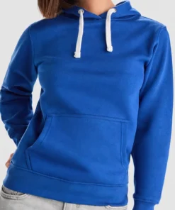 Sudadera Capucha Top Contraste